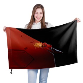Флаг 3D с принтом Asuka Langley Soryu в Петрозаводске, 100% полиэстер | плотность ткани — 95 г/м2, размер — 67 х 109 см. Принт наносится с одной стороны | Тематика изображения на принте: gehirn | nerv | аска | второе | дитя | ева | евангелион | лэнгли | пилот | сорью