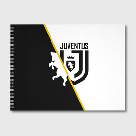 Альбом для рисования с принтом JUVENTUS в Петрозаводске, 100% бумага
 | матовая бумага, плотность 200 мг. | cr7 | juve | juventus | ronaldo | роналдо | спорт | футбол | ювентус