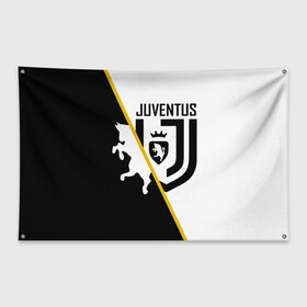 Флаг-баннер с принтом JUVENTUS в Петрозаводске, 100% полиэстер | размер 67 х 109 см, плотность ткани — 95 г/м2; по краям флага есть четыре люверса для крепления | cr7 | juve | juventus | ronaldo | роналдо | спорт | футбол | ювентус