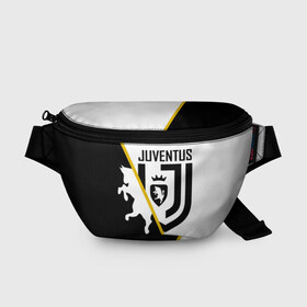 Поясная сумка 3D с принтом JUVENTUS. в Петрозаводске, 100% полиэстер | плотная ткань, ремень с регулируемой длиной, внутри несколько карманов для мелочей, основное отделение и карман с обратной стороны сумки застегиваются на молнию | cr7 | juve | juventus | ronaldo | роналдо | спорт | футбол | ювентус