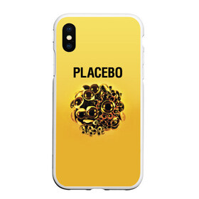 Чехол для iPhone XS Max матовый с принтом Placebo в Петрозаводске, Силикон | Область печати: задняя сторона чехла, без боковых панелей | placebo | альтернативный | инди | индирок | плацебо | рок