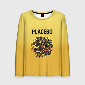 Женский лонгслив 3D с принтом Placebo в Петрозаводске, 100% полиэстер | длинные рукава, круглый вырез горловины, полуприлегающий силуэт | placebo | альтернативный | инди | индирок | плацебо | рок