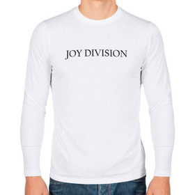 Мужской лонгслив хлопок с принтом Joy Division в Петрозаводске, 100% хлопок |  | Тематика изображения на принте: ian curtis | joy division | rock | unknown pleasures | иэн кёртис | рок