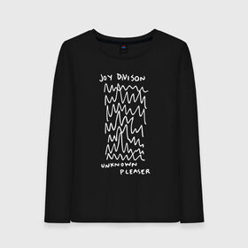 Женский лонгслив хлопок с принтом Joy Division в Петрозаводске, 100% хлопок |  | ian curtis | joy division | rock | unknown pleasures | иэн кёртис | рок