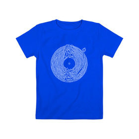 Детская футболка хлопок с принтом Soundscape в Петрозаводске, 100% хлопок | круглый вырез горловины, полуприлегающий силуэт, длина до линии бедер | ian curtis | joy division | rock | unknown pleasures | иэн кёртис | рок
