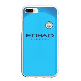 Чехол для iPhone 7Plus/8 Plus матовый с принтом Man City 18-19 в Петрозаводске, Силикон | Область печати: задняя сторона чехла, без боковых панелей | Тематика изображения на принте: barclays | champions | championship | city | england | league | manchester | premier | англия | лига | манчестер | сити | чемпионов