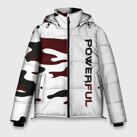 Мужская зимняя куртка 3D с принтом POWERFUL в Петрозаводске, верх — 100% полиэстер; подкладка — 100% полиэстер; утеплитель — 100% полиэстер | длина ниже бедра, свободный силуэт Оверсайз. Есть воротник-стойка, отстегивающийся капюшон и ветрозащитная планка. 

Боковые карманы с листочкой на кнопках и внутренний карман на молнии. | abstract | geometry | powerful | texture | абстракция | веский | геометрия | камуфляж | крепкий | мощный | сильный | текстура | убедительный