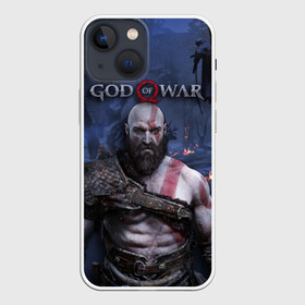 Чехол для iPhone 13 mini с принтом Кратос в Петрозаводске,  |  | atreus | god of war | god of war 4 | gow | kratos | ps4 | атрей | бог войны | гов | зы4 | кратос | левиафан | мальчик | мимир | мировой змей | пиратs | эксклюзив