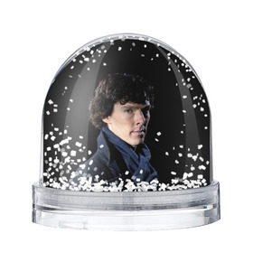 Снежный шар с принтом Sherlock в Петрозаводске, Пластик | Изображение внутри шара печатается на глянцевой фотобумаге с двух сторон | benedict | cumberbatch | sherlock | бенедикт | камбербатч | шерлок