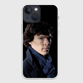 Чехол для iPhone 13 mini с принтом Sherlock в Петрозаводске,  |  | benedict | cumberbatch | sherlock | бенедикт | камбербатч | шерлок