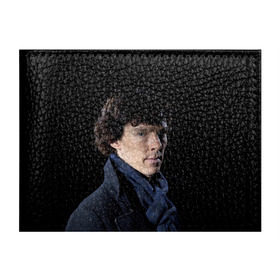 Обложка для студенческого билета с принтом Sherlock в Петрозаводске, натуральная кожа | Размер: 11*8 см; Печать на всей внешней стороне | Тематика изображения на принте: benedict | cumberbatch | sherlock | бенедикт | камбербатч | шерлок