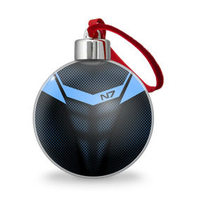 Ёлочный шар с принтом Mass Effect N7 в Петрозаводске, Пластик | Диаметр: 77 мм | andromed | effect | n7 | альянс | ефект | игра | компьютерная | мас | масс | н7 | онлайн | программа | профессиональный военный код | сокрушитель n7 | фурия n7