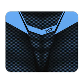 Коврик для мышки прямоугольный с принтом Mass Effect N7 в Петрозаводске, натуральный каучук | размер 230 х 185 мм; запечатка лицевой стороны | andromed | effect | n7 | альянс | ефект | игра | компьютерная | мас | масс | н7 | онлайн | программа | профессиональный военный код | сокрушитель n7 | фурия n7