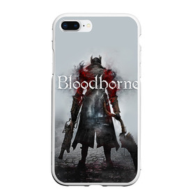 Чехол для iPhone 7Plus/8 Plus матовый с принтом Bloodborne в Петрозаводске, Силикон | Область печати: задняя сторона чехла, без боковых панелей | Тематика изображения на принте: bb | fromsoftware | vicar amelia | амелия | бладборн | викарий | души | охотники | пиратs | порождение крови | руны