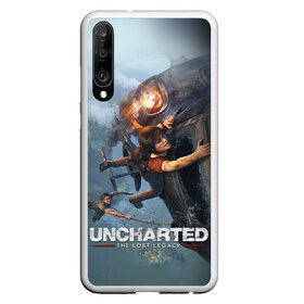 Чехол для Honor P30 с принтом Uncharted в Петрозаводске, Силикон | Область печати: задняя сторона чехла, без боковых панелей | Тематика изображения на принте: chloe | drake | elena | nathan | naughty dog | sully | анчартед | дрейк | натан | нейтан | ноти дог | пиратs | приключения | путь вора | салли | утраченное наследие