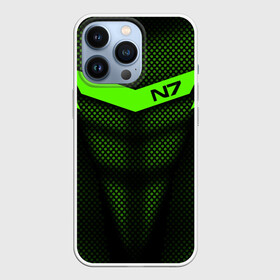 Чехол для iPhone 13 Pro с принтом Mass Effect N7 в Петрозаводске,  |  | andromed | effect | n7 | альянс | ефект | игра | компьютерная | мас | масс | н7 | онлайн | программа | профессиональный военный код | сокрушитель n7 | фурия n7