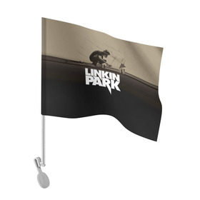 Флаг для автомобиля с принтом Linkin Park Meteora в Петрозаводске, 100% полиэстер | Размер: 30*21 см | benington | bennington | chester | hybrid | linkin | linking | meteora | mike | park | shinoda | theory | бенингтон | беннингтон | линкин | линкинг | майк | метеора | парк | рок | честер | шинода
