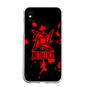 Чехол для iPhone XS Max матовый с принтом Metallica в Петрозаводске, Силикон | Область печати: задняя сторона чехла, без боковых панелей | m | metallica | группа | джеймс хэтфилд | кирк хэмметт | ларс ульрих | метал | металика | металлика | миталика | музыка | роберт трухильо | рок | трэш | трэшметал | хард | хардрок | хеви | хевиметал