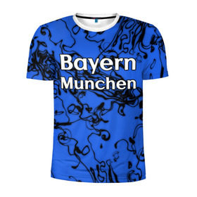 Мужская футболка 3D спортивная с принтом Бавария Мюнхен в Петрозаводске, 100% полиэстер с улучшенными характеристиками | приталенный силуэт, круглая горловина, широкие плечи, сужается к линии бедра | белый | германия | игра | красный | лига | мюнхен | мяч | сборная | форма | футбол | чемпион