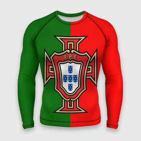 Мужской рашгард 3D с принтом Сборная Португалии флаг в Петрозаводске,  |  | португалия | футбол