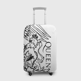Чехол для чемодана 3D с принтом Queen в Петрозаводске, 86% полиэфир, 14% спандекс | двустороннее нанесение принта, прорези для ручек и колес | paul rodgers | queen | брайан мэй | джон дикон | квин | меркури | меркьюри | мэркури | роджер тейлор | рок группа | фредди | фреди