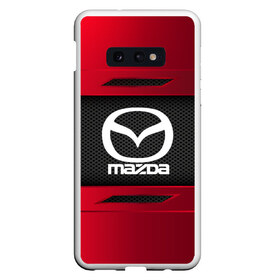 Чехол для Samsung S10E с принтом MAZDA SPORT в Петрозаводске, Силикон | Область печати: задняя сторона чехла, без боковых панелей | auto | car | mazda | автомобиль | мазда | марка