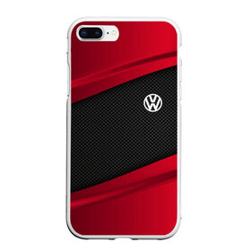 Чехол для iPhone 7Plus/8 Plus матовый с принтом VOLKSWAGEN SPORT в Петрозаводске, Силикон | Область печати: задняя сторона чехла, без боковых панелей | auto | car | carbon | volkswagen | автомобиль | машина