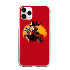 Чехол для iPhone 11 Pro матовый с принтом Red Dead Redemption 2 в Петрозаводске, Силикон |  | rdr | rockstar | рокстар