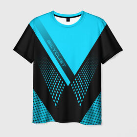 Мужская футболка 3D с принтом Bicyclist в Петрозаводске, 100% полиэфир | прямой крой, круглый вырез горловины, длина до линии бедер | bicyclist | sport | велосипедист | велоспорт