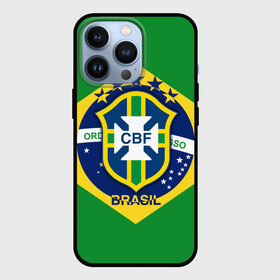 Чехол для iPhone 13 Pro с принтом Сборная Бразилии флаг в Петрозаводске,  |  | Тематика изображения на принте: brazil | бразилия