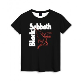 Женская футболка 3D с принтом BLACK SABBATH в Петрозаводске, 100% полиэфир ( синтетическое хлопкоподобное полотно) | прямой крой, круглый вырез горловины, длина до линии бедер | black sabbath | билл уорд | блэк саббат | британская рок группа | гизер батлер | группа | музыка | оззи осборн | рок | тони айомми | хеви метал