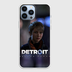 Чехол для iPhone 13 Pro Max с принтом Detroit: Become Human   Kara в Петрозаводске,  |  | connor | cyberlife | deviant | ps4 | rk800 |  detroit: become human | детроит | детроит: стать человеком | игры | коннор | пиратs | эксклюзив