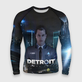 Мужской рашгард 3D с принтом Detroit: Become Human   Connor в Петрозаводске,  |  | Тематика изображения на принте: 