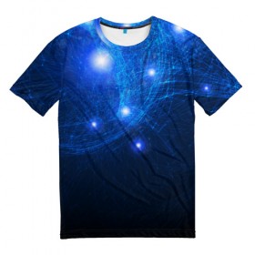 Мужская футболка 3D с принтом Темная энергия 2 в Петрозаводске, 100% полиэфир | прямой крой, круглый вырез горловины, длина до линии бедер | Тематика изображения на принте: 