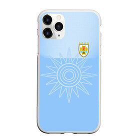 Чехол для iPhone 11 Pro матовый с принтом Уругвай домашняя форма в Петрозаводске, Силикон |  | домашняя форма | уругвай | уругвай домашняя форма