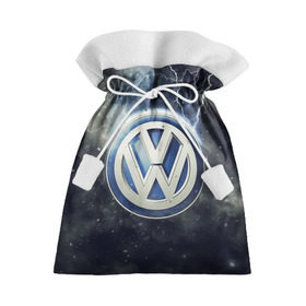 Подарочный 3D мешок с принтом Логотип Wolksvagen в Петрозаводске, 100% полиэстер | Размер: 29*39 см | wolksvagen | wv | лого | логотип | фольцваген