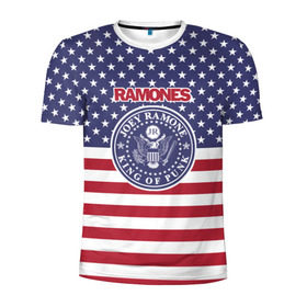 Мужская футболка 3D спортивная с принтом Ramones в Петрозаводске, 100% полиэстер с улучшенными характеристиками | приталенный силуэт, круглая горловина, широкие плечи, сужается к линии бедра | группа | панк | рамон | рамонес | рамоунз | рамоунс | рок | хард