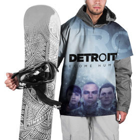 Накидка на куртку 3D с принтом Detroit become human в Петрозаводске, 100% полиэстер |  | Тематика изображения на принте: dbh | detroit | gamer