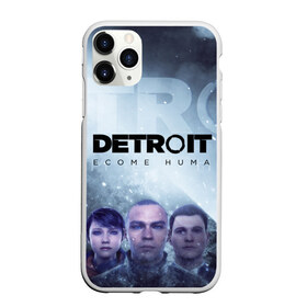 Чехол для iPhone 11 Pro матовый с принтом Detroit become human в Петрозаводске, Силикон |  | dbh | detroit | gamer