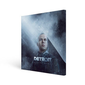 Холст квадратный с принтом Detroit become human в Петрозаводске, 100% ПВХ |  | dbh | detroit | gamer