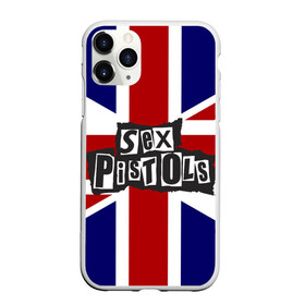 Чехол для iPhone 11 Pro матовый с принтом Sex Pistols в Петрозаводске, Силикон |  | англия | британия | панк | флаг