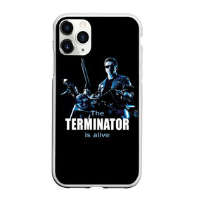 Чехол для iPhone 11 Pro матовый с принтом Terminator alive в Петрозаводске, Силикон |  | Тематика изображения на принте: arnold schwarzenegger | арнольд шварценеггер | киборг | кино | терминатор
