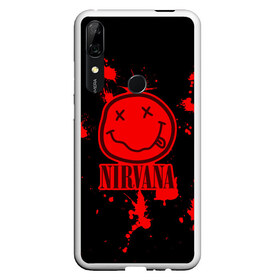 Чехол для Honor P Smart Z с принтом Nirvana в Петрозаводске, Силикон | Область печати: задняя сторона чехла, без боковых панелей | Тематика изображения на принте: cobain | kurt | nevermino | nirvana | альтернативный | гранж | грол | группа | дональд | кобейн | курт | музыка | надпись | нервана | нирвана | новоселич | певец | рок | смайл | смайлик | солист