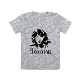 Детская футболка хлопок с принтом The Doors в Петрозаводске, 100% хлопок | круглый вырез горловины, полуприлегающий силуэт, длина до линии бедер | jim morrison | группа | двери | джим моррисон | дорз | дорс | зе дорс
