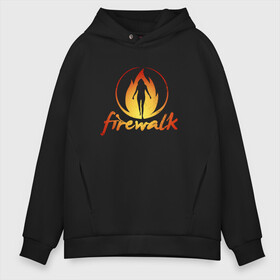 Мужское худи Oversize хлопок с принтом Life is Strange Firewalk Fire в Петрозаводске, френч-терри — 70% хлопок, 30% полиэстер. Мягкий теплый начес внутри —100% хлопок | боковые карманы, эластичные манжеты и нижняя кромка, капюшон на магнитной кнопке | fire | firewalk | life is strange | lis