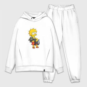 Мужской костюм хлопок OVERSIZE с принтом Лиза Симпсон в Петрозаводске,  |  | bart | family | homer | lisa | school | simpsons | springfield | анимация | барт | гомер | желтый | комедия | лентяй | лиза | мардж | мульт | мультфильм | мэгги | отец | пончик | ребенок | родители | семья | сериал | симпсоны | смех