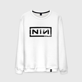 Мужской свитшот хлопок с принтом NIN в Петрозаводске, 100% хлопок |  | nin | nine inch nails | niи | аттикус росс | группа | девятидюймовые гвозди | дэнс | индастриал | инцч | инч | ич | метал | наин | най | найн | найн инч нэйлз | нин | нине | нэйлз | рок | трент резнор