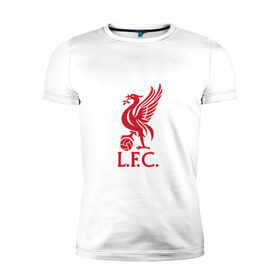 Мужская футболка премиум с принтом FC Liverpool в Петрозаводске, 92% хлопок, 8% лайкра | приталенный силуэт, круглый вырез ворота, длина до линии бедра, короткий рукав | liverpool | англия | ливерпуль | лига чемпионов | чемпионат