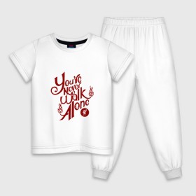 Детская пижама хлопок с принтом Liverpool в Петрозаводске, 100% хлопок |  брюки и футболка прямого кроя, без карманов, на брюках мягкая резинка на поясе и по низу штанин
 | англия | ливерпуль | лига чемпионов | спорт | футбол | чемпионат