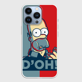 Чехол для iPhone 13 Pro с принтом Homer Simpson (DOH) в Петрозаводске,  |  | bart | doh | homer | homer simpson | hope | hope poster | lisa | march | poster | simpsons | барт. лиза | гомер | мардж | мегги | пончик | пончик и гомер | симпсоны